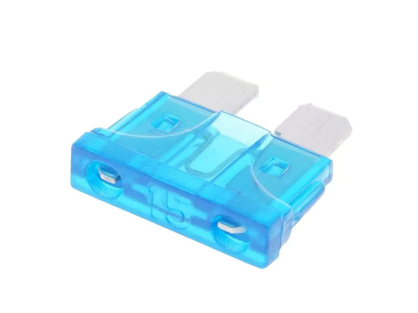 Blade Fuse Flat 19.2mm 15A Blue In Color