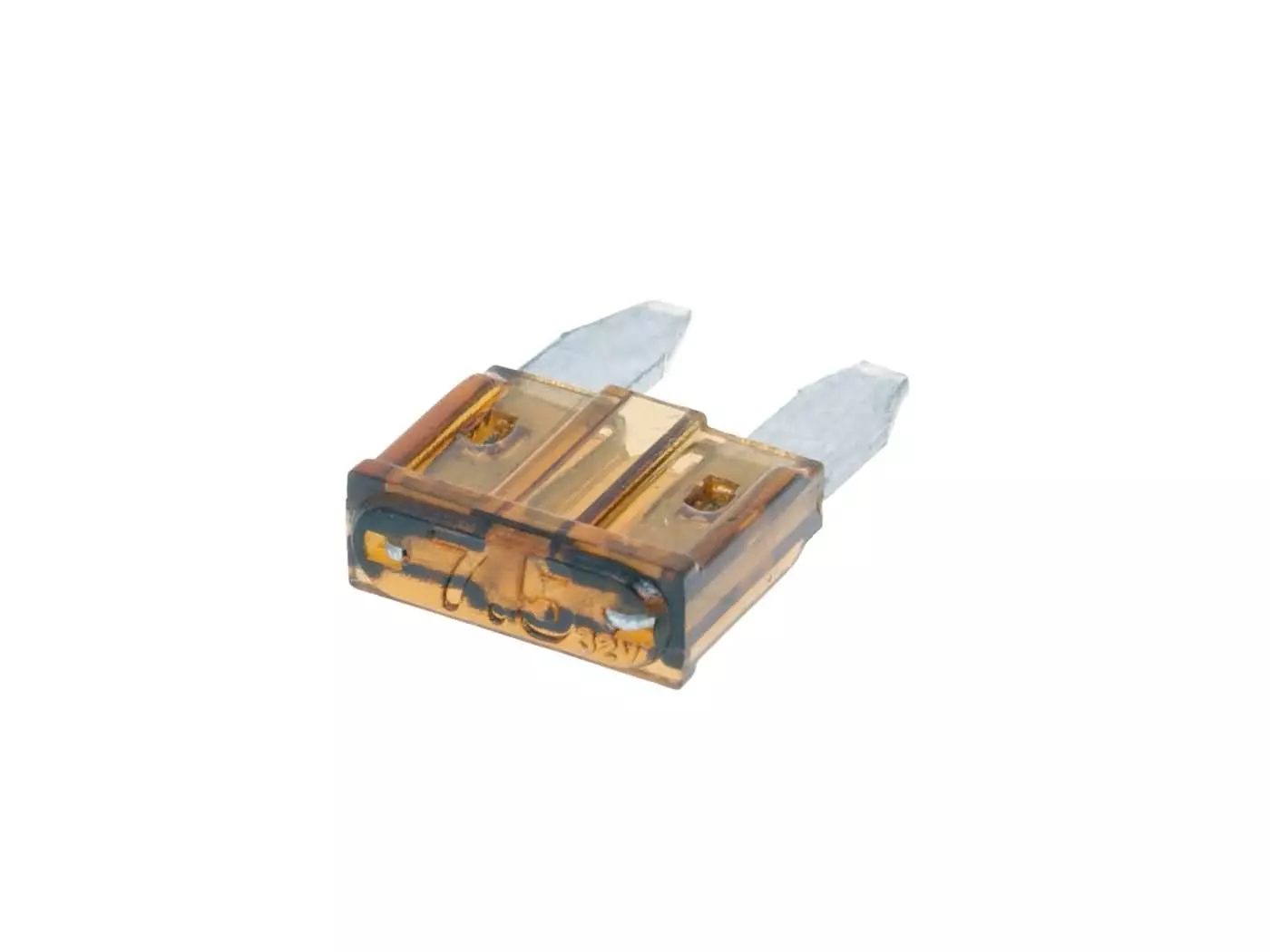 Mini Blade Fuse Flat 11.1mm 7.5A Brown In Color