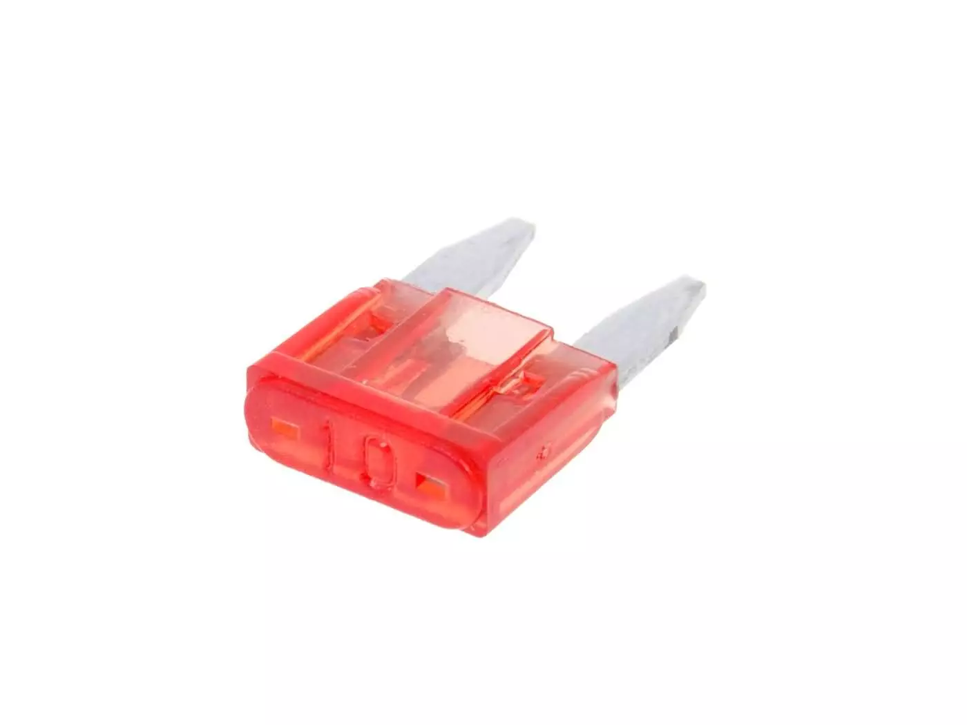 Mini Blade Fuse Flat 11.1mm 10A Red In Color