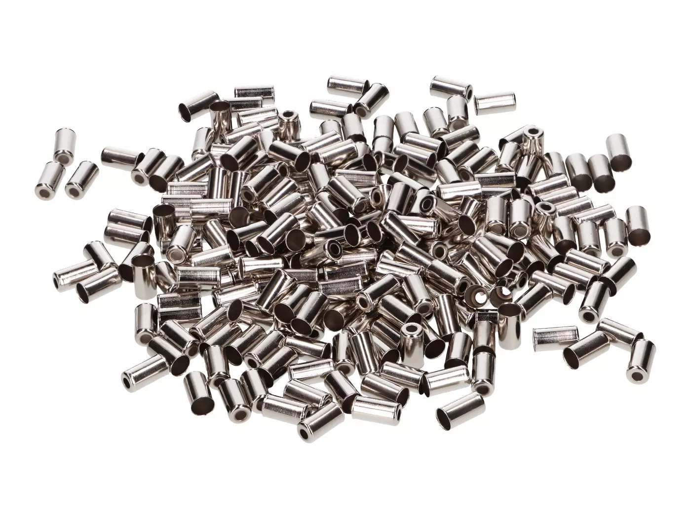 Bowden Cable End Cap Metal 5mm 250 Pieces