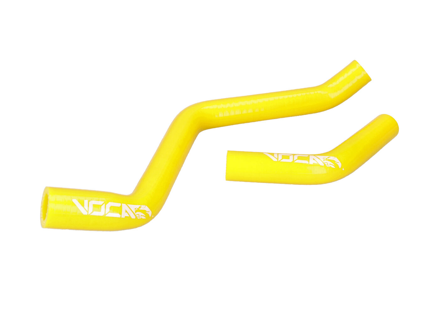 Cooling Hose Kit Voca HQ Reinforced Yellow For Derbi Senda DRD D50B Euro3, Euro4