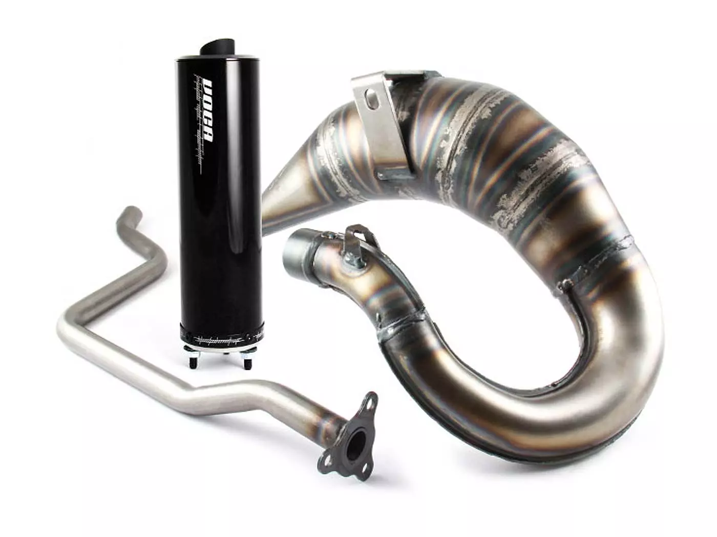 Exhaust VOCA Cross Rookie 50/70cc Black Silencer For Yamaha DT50, MBK X-Limit, MH RYZ