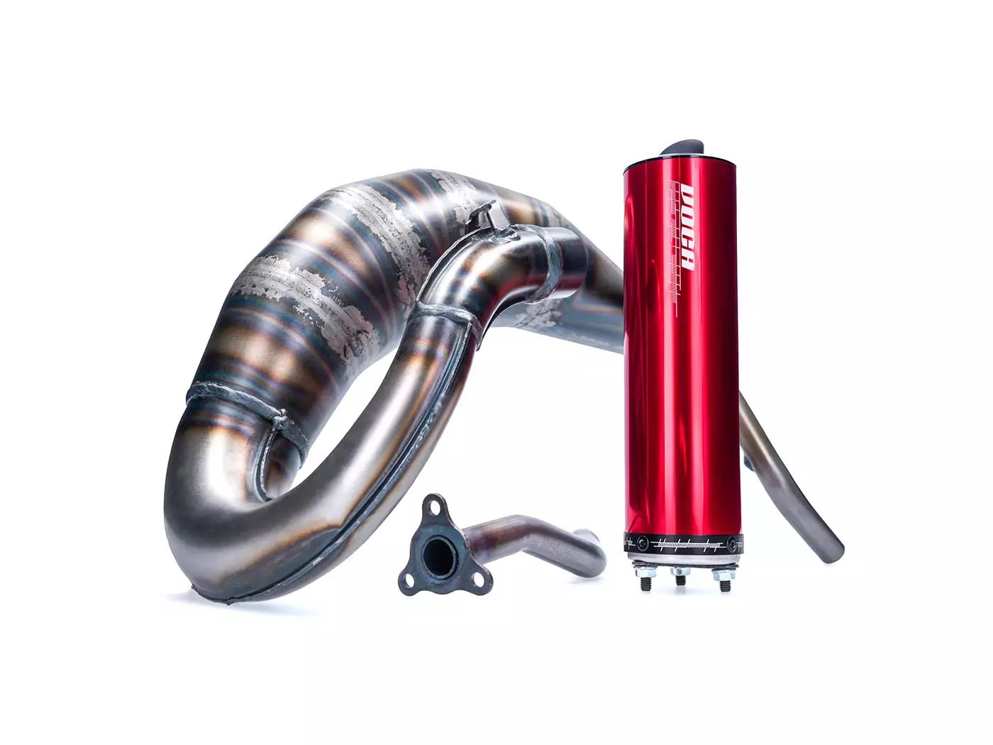 Exhaust VOCA Cross Rookie 50/70cc Red Silencer For Sherco 50 SM-R, SE-R