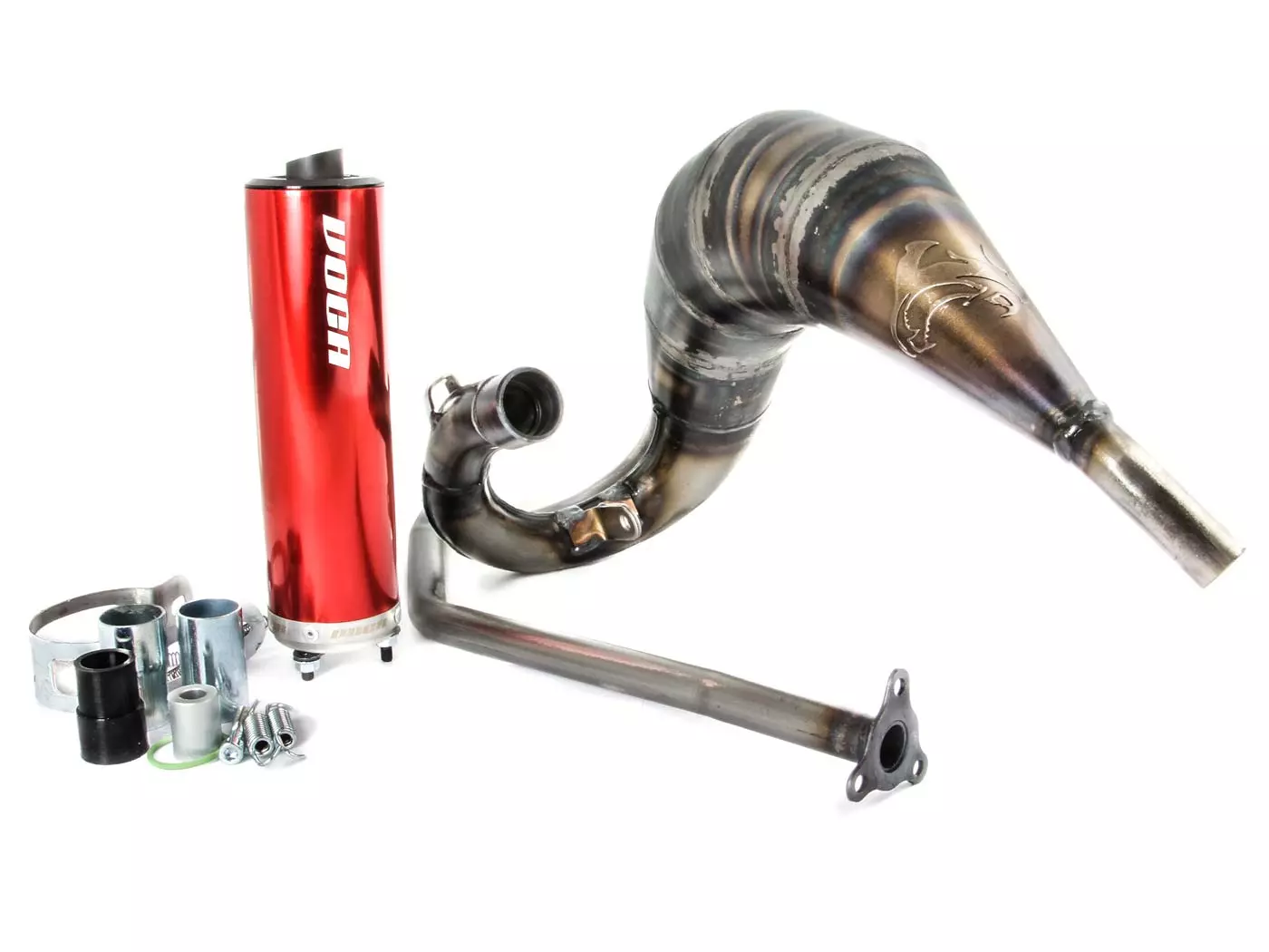 Exhaust VOCA Cross Rookie 50/70cc Red Silencer For Rieju MRT50