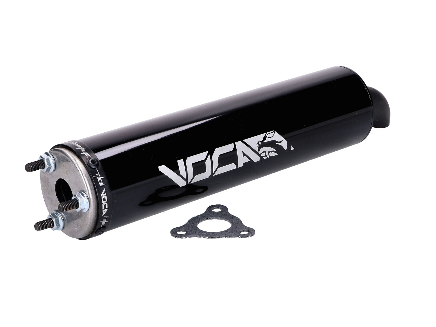 Rear Silencer Voca Racing Black 50/70cc
