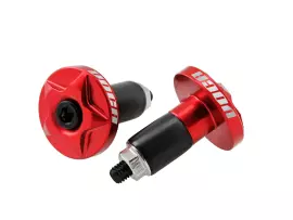 Handlebar Caps VOCA CNC 14mm Anti-vibration Dampers - Red