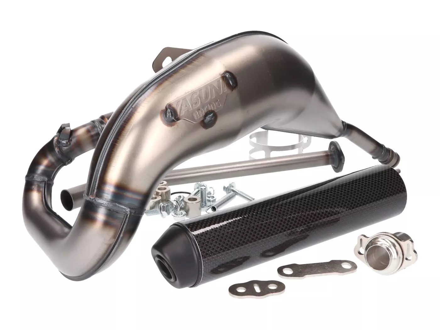 Exhaust Yasuni Cross MAX Carbon Fiber For Aprilia RX, SX, Derbi R, SM, Gilera RCR, SMT