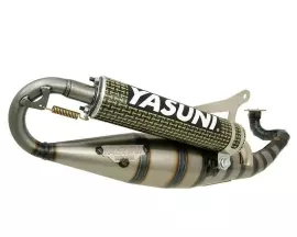 Exhaust Yasuni Carrera 16/07 Yellow Carbon For Minarelli Horiz.