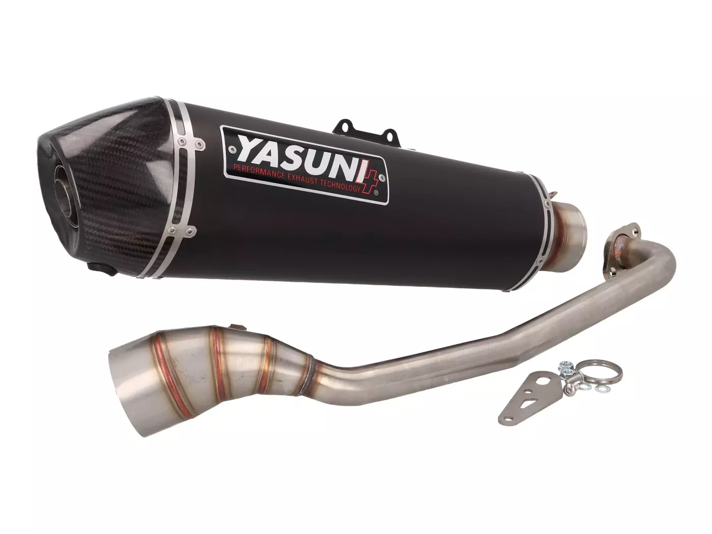 Buy now: Exhaust Yasuni Scooter 4 Black Edition For Yamaha Tricity 125, 150, MBK Tryptic 125 Exhaust Yasuni Scooter 4 Black Edition For Yamaha Tricity 125, 150, MBK Tryptic 125