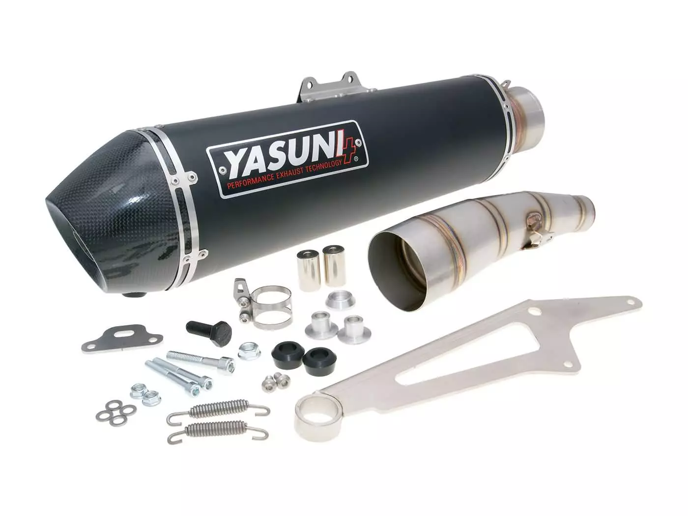 Exhaust Yasuni Scooter 4 Black Edition For Honda SH 300