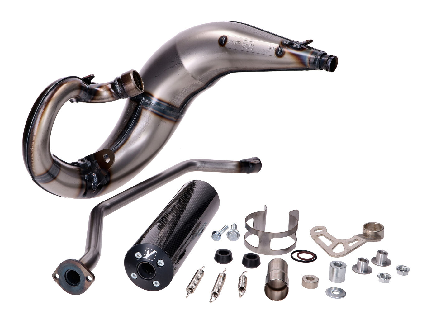 Exhaust Yasuni Cross ML Carbon For Sherco 50 SE-R, SE-RS, SM-R, SM-RS