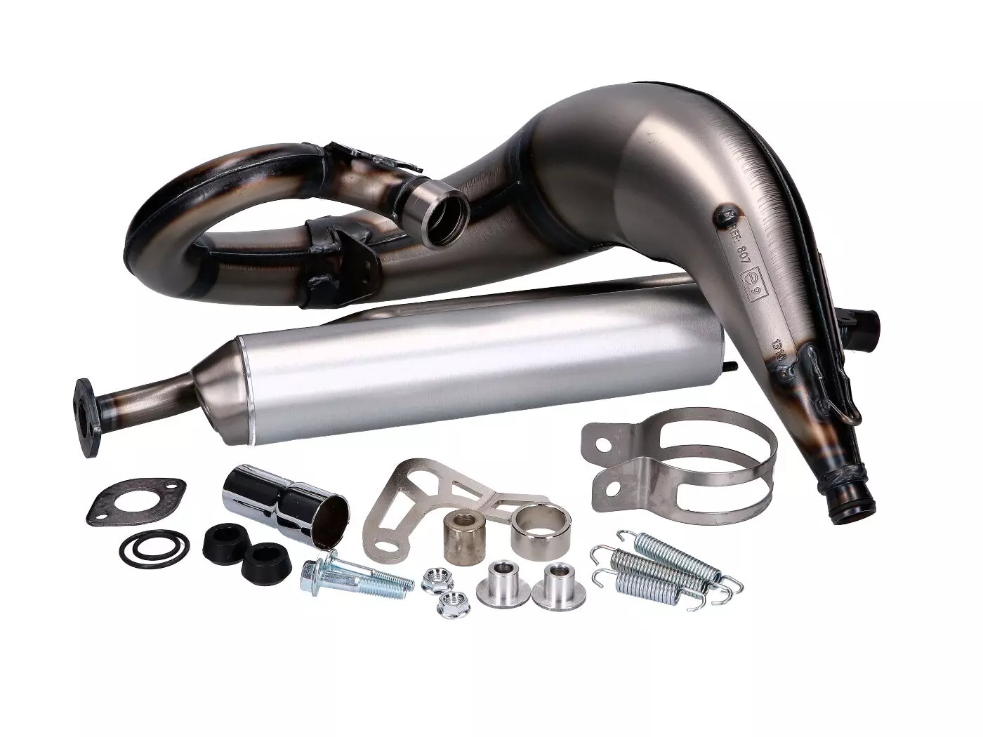 Buy now: Exhaust Yasuni Cross ML MAX Aluminum For Sherco 50 SE-R, SE-RS, SM-R, SM-RS Exhaust Yasuni Cross ML MAX Aluminum For Sherco 50 SE-R, SE-RS, SM-R, SM-RS
