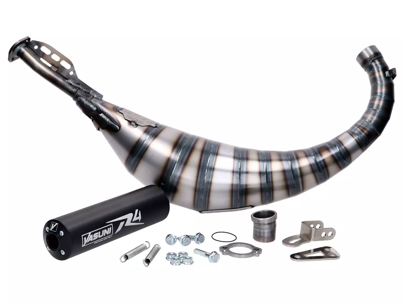 Exhaust Yasuni R4 Carrera MAX For Derbi EBE, EBS, D50B0 Big Bore