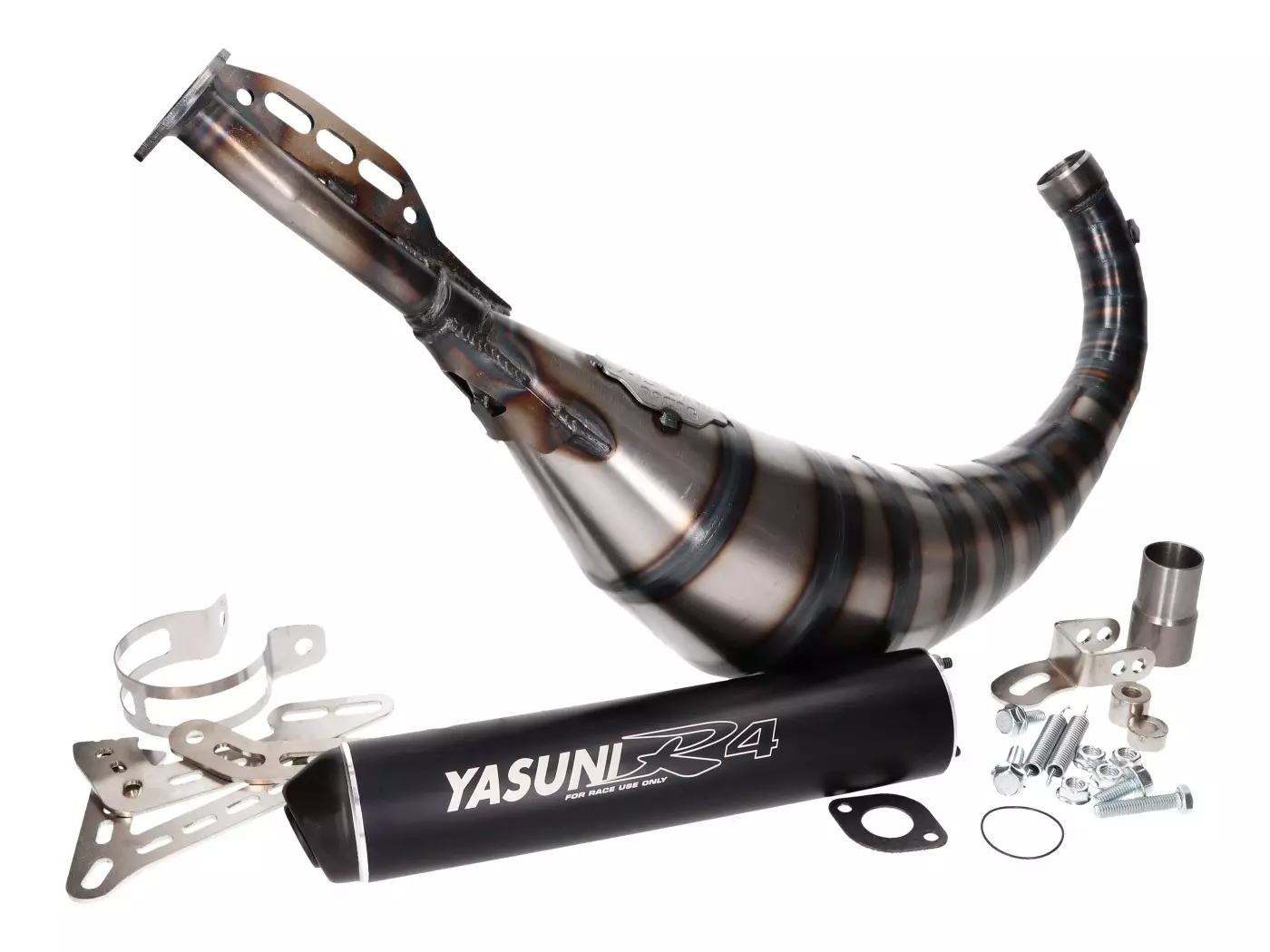 Exhaust Yasuni R4 Carrera MAX For Minarelli AM6 Big Bore