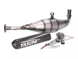 Exhaust Yasuni Carrera 40 Carbon Fiber Dragrace For Minarelli Horizontal
