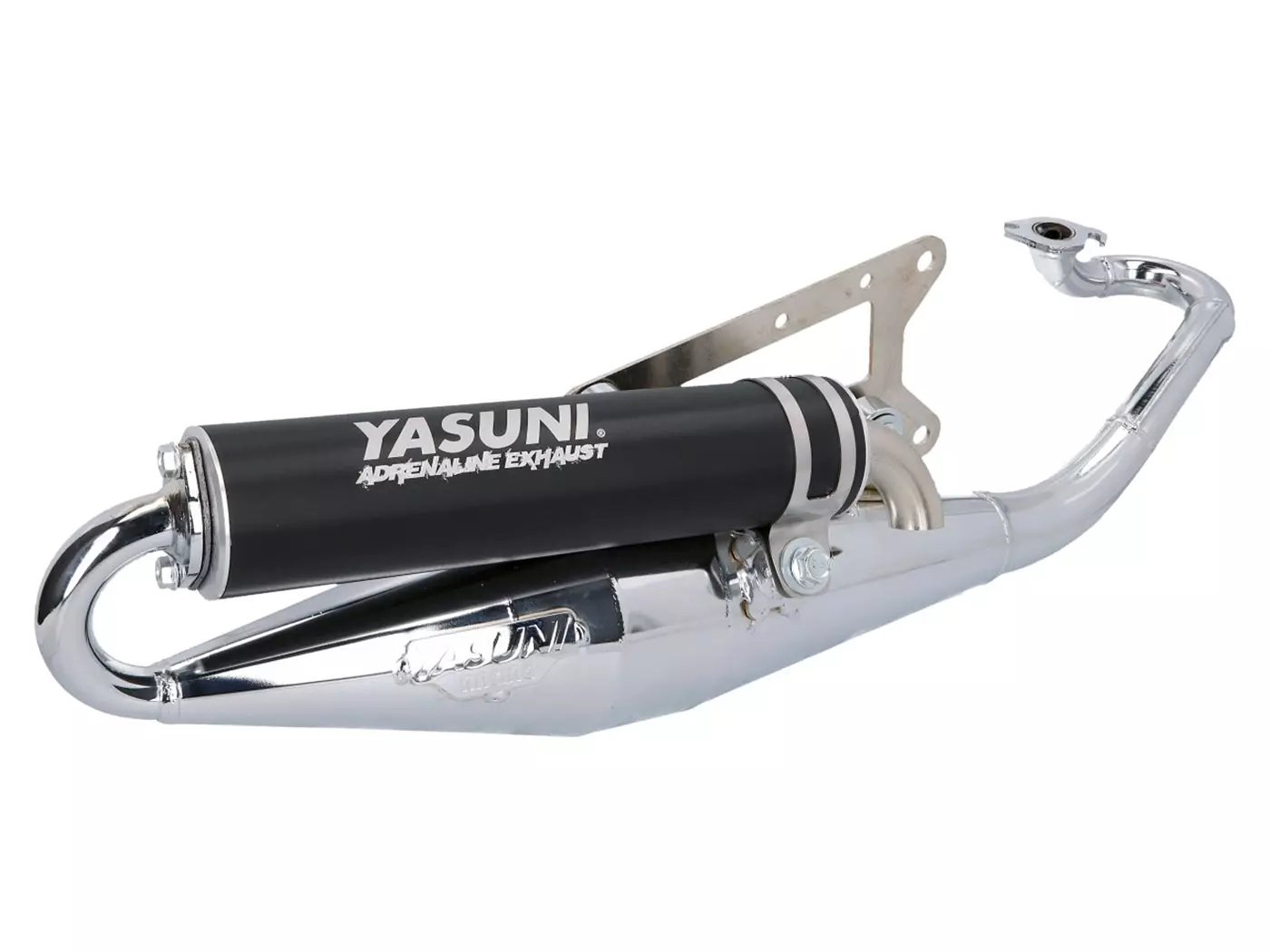Buy now: Exhaust Yasuni Scooter Z Black Chromed For CPI, Keeway, China 2-stroke (1E40QMB) Exhaust Yasuni Scooter Z Black Chromed For CPI, Keeway, China 2-stroke (1E40QMB)