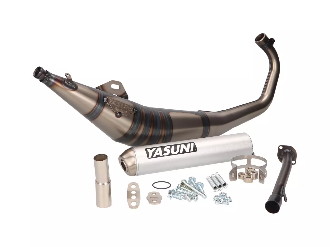 Exhaust Yasuni R1 MAX Aluminum For Aprilia RS50, MBK X-Power, Rieju RS, MH RX, Yamaha TZR