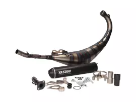 Exhaust Yasuni R3 Carrera MAX Black For Aprilia RS50, MBK X-Power, Rieju RS, MH RX, Yamaha TZR