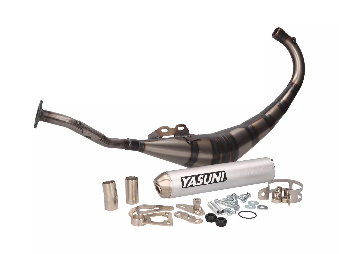 Buy now: Exhaust Yasuni R2 MAX Aluminum For Aprilia RS50, MBK X-Power, Rieju RS, MH RX, Yamaha TZR Exhaust Yasuni R2 MAX Aluminum For Aprilia RS50, MBK X-Power, Rieju RS, MH RX, Yamaha TZR