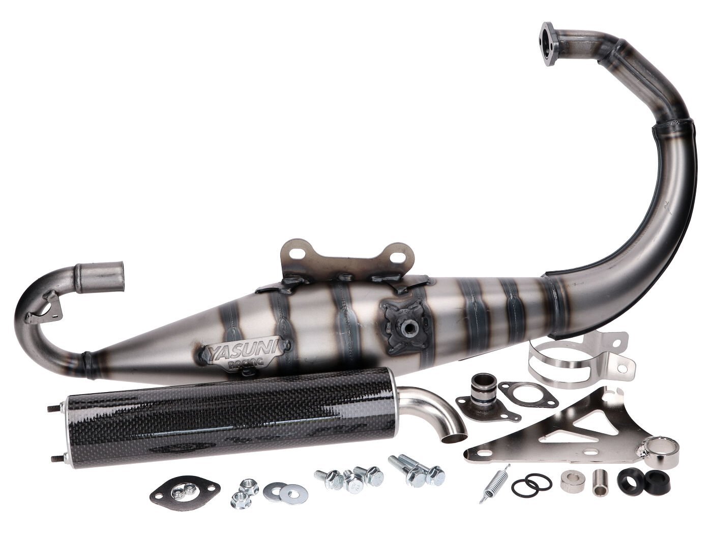 Exhaust Yasuni Carrera 10 Carbon Look For Minarelli Vertical