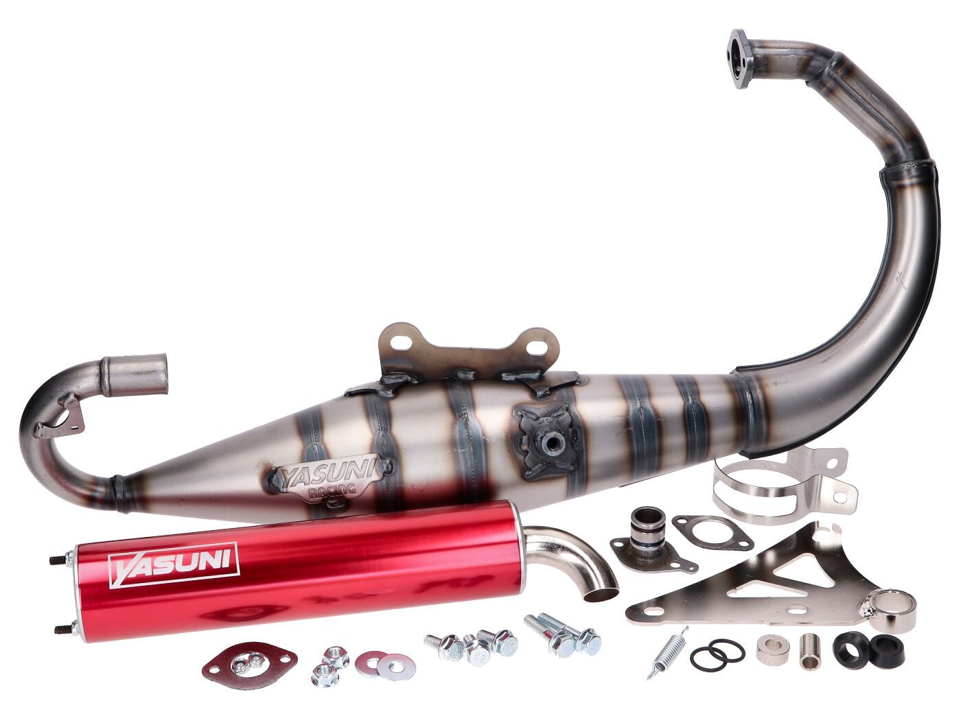 Exhaust Yasuni Carrera 10 Red For Minarelli Vertical