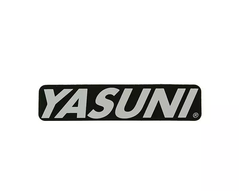 Silencer Sticker YASUNI 110x25mm