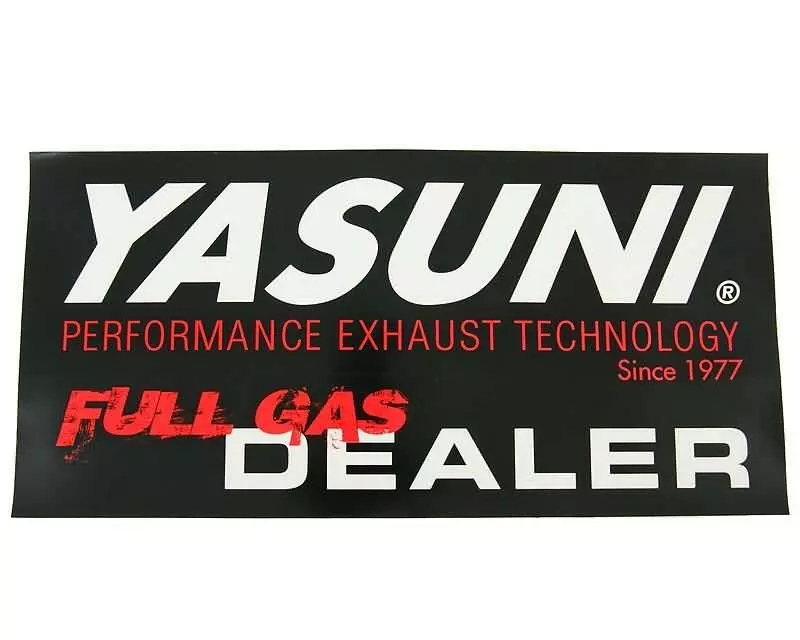 Buy now: Sticker Yasuni Full Gas Dealer Sticker Yasuni Full Gas Dealer