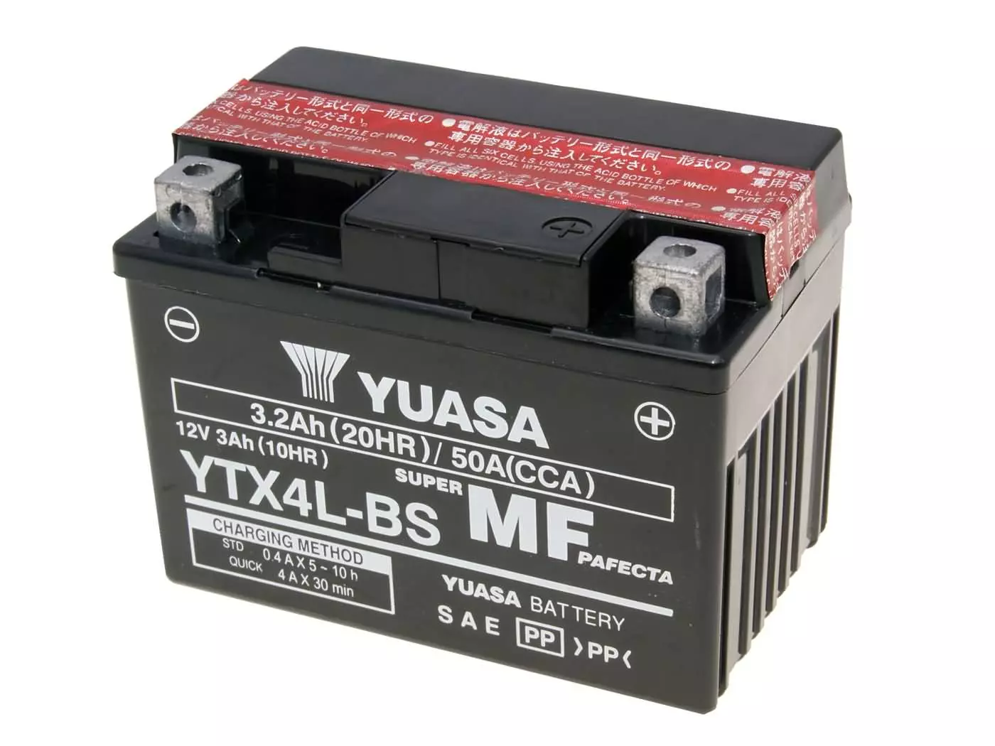 Battery Yuasa YTX4L-BS DRY MF Maintenance Free