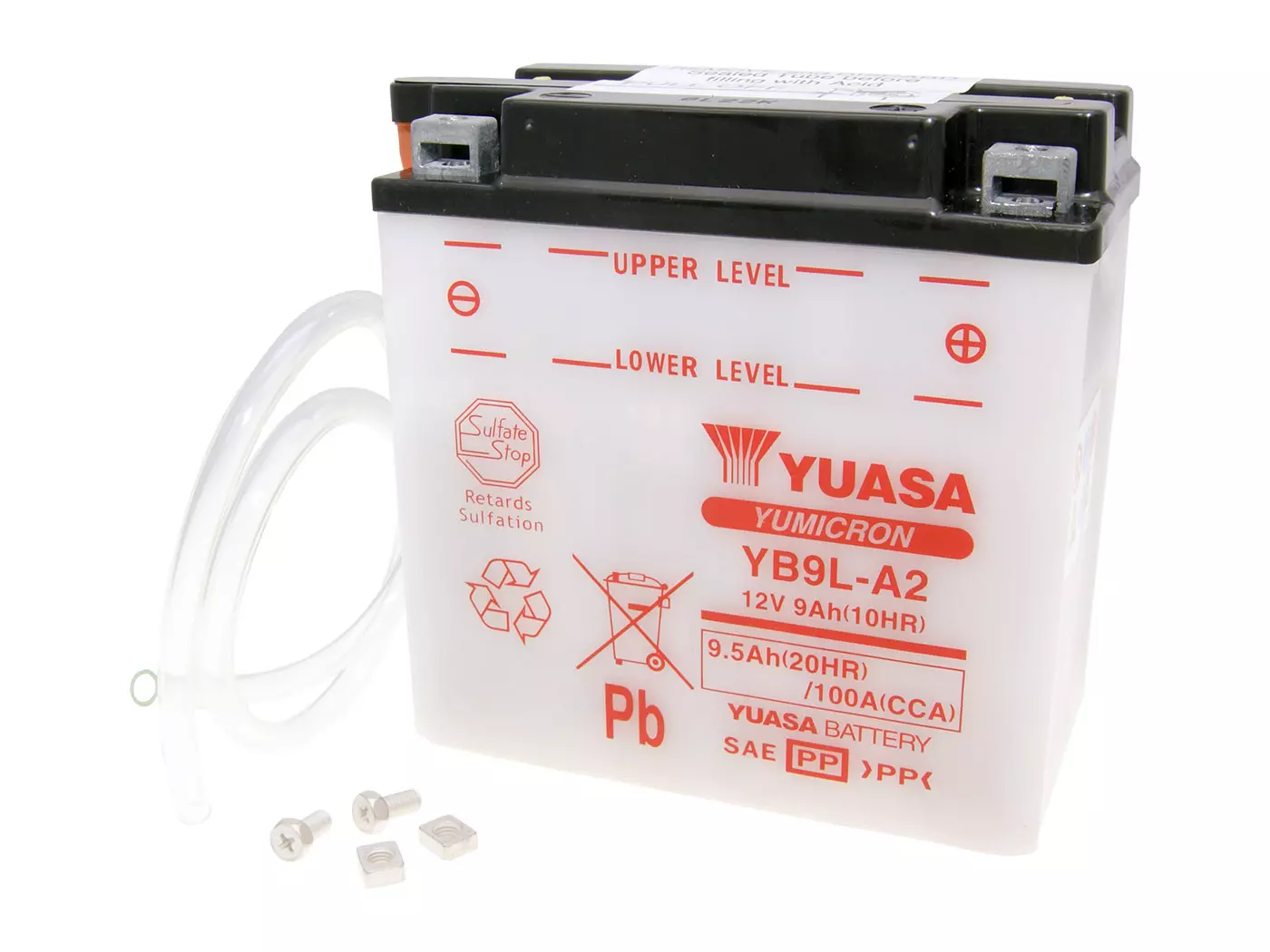 Buy now: Battery Yuasa YuMicron YB9L-A2 W/o Acid Pack Battery Yuasa YuMicron YB9L-A2 W/o Acid Pack