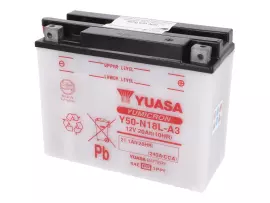 Battery Yuasa YuMicron Y50-N18L-A3 W/o Acid Pack