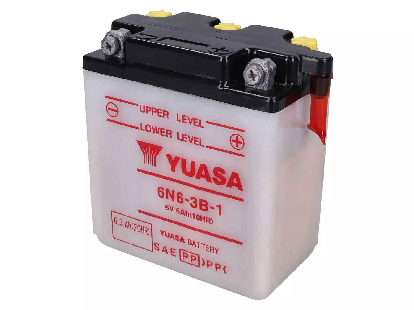 Battery Yuasa 6N6-3B-1 W/o Acid Pack