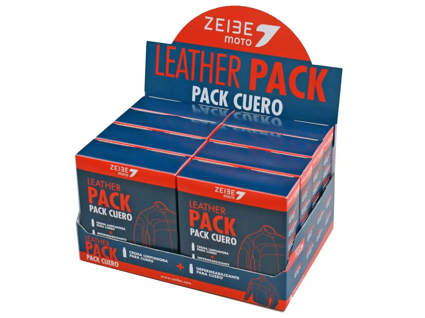 Leather Pack Zeibe Cleaner 8x150ml And Protector 8x100ml
